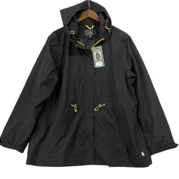 G.H. Bass & Co. Women's Anorak Jacket, Black, Small (NEW) - Picture 3 of 3